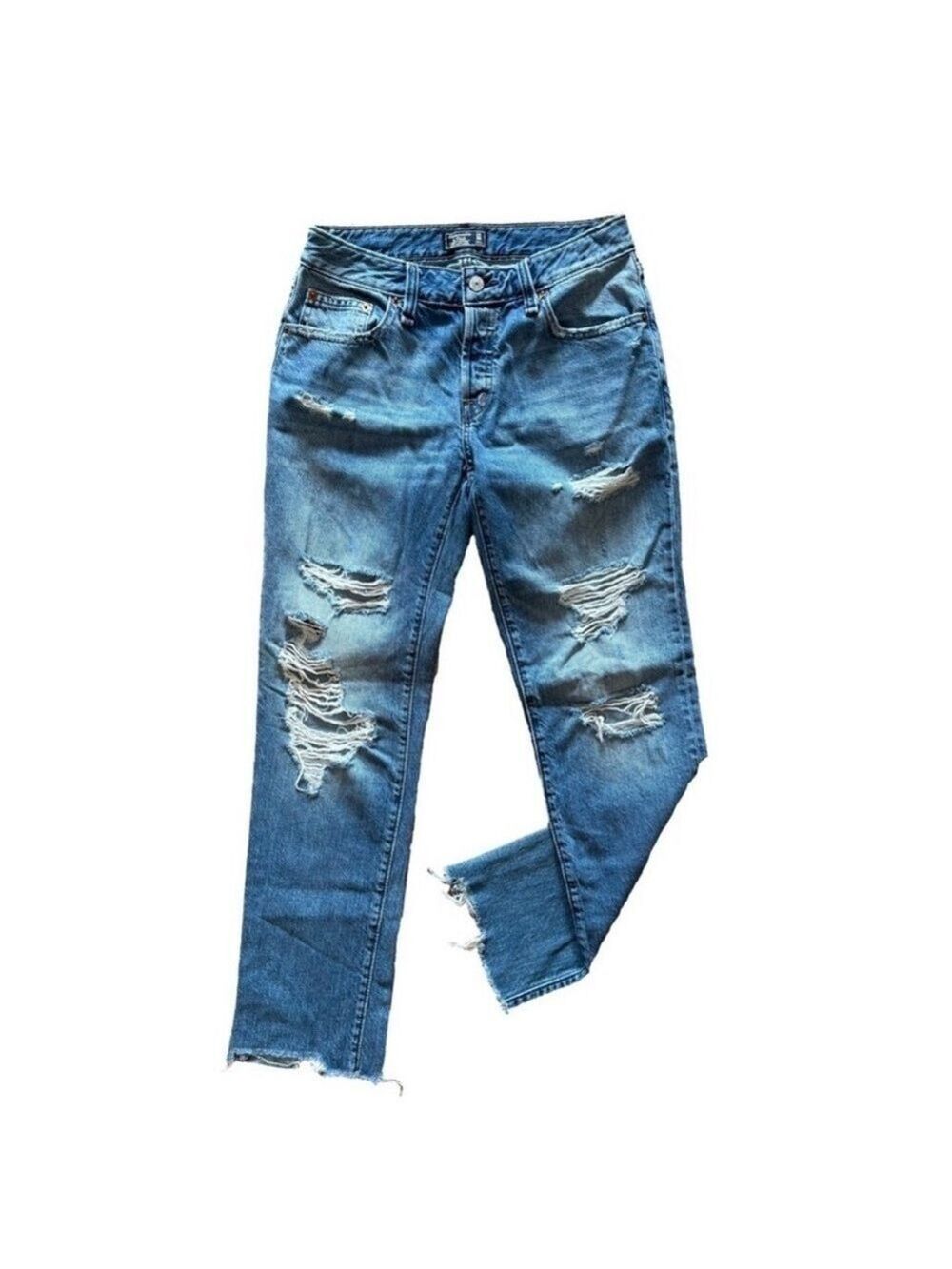Abercrombie Fitch Ames Low Rise Slim Boyfriend Jeans Size 24 00R